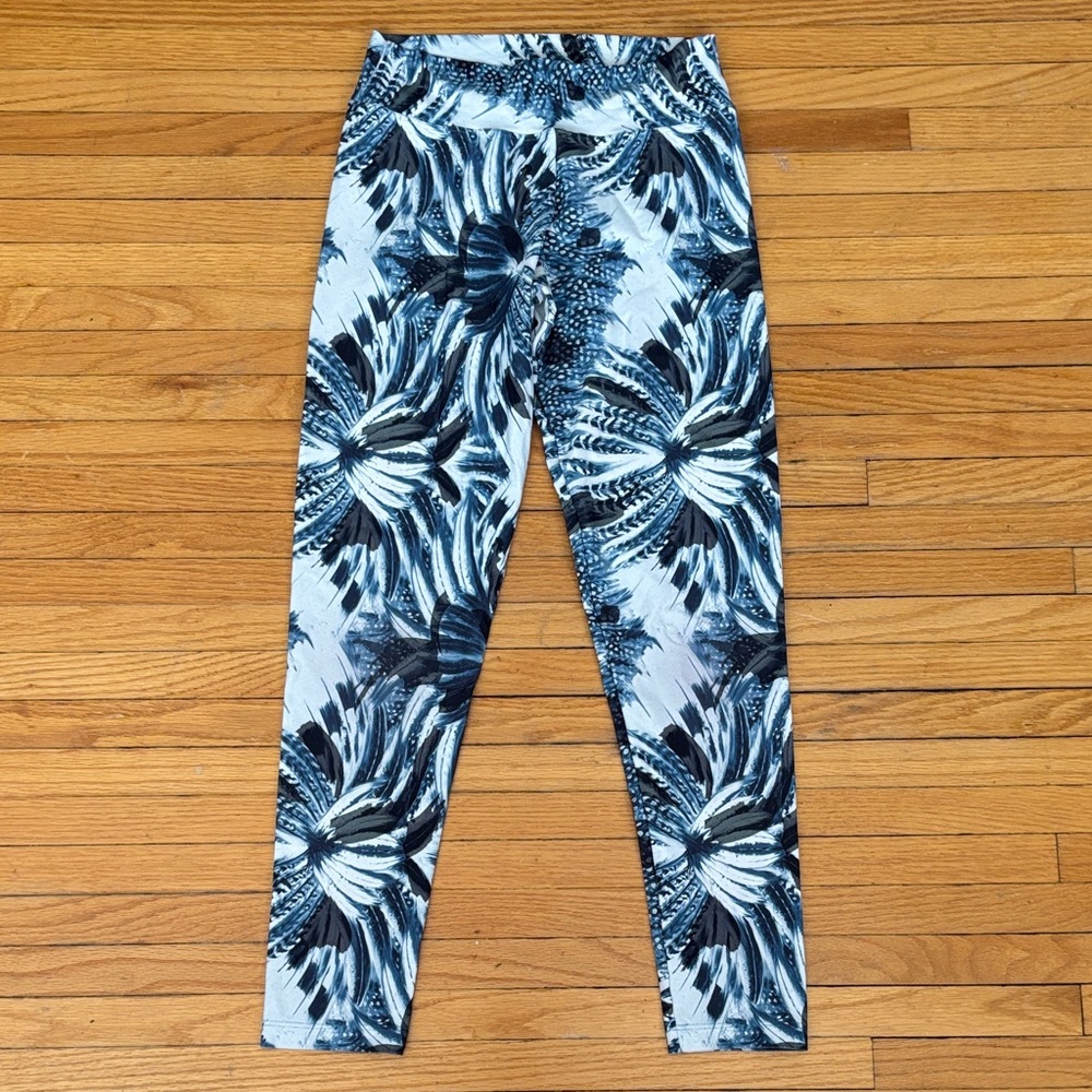 Liquido women’s Blue Patterned Leggings